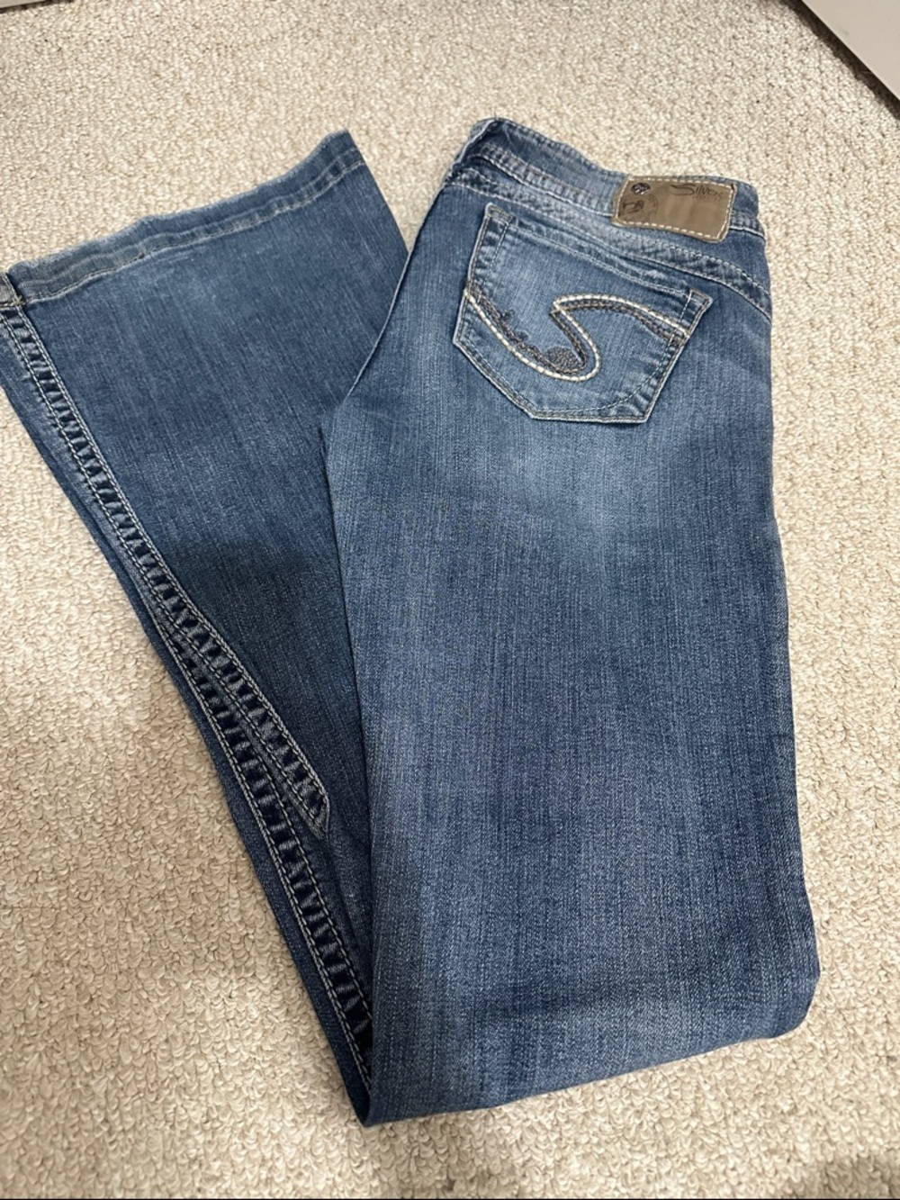 Silver Jeans Women's Bootcut Jeans - Blue Denim